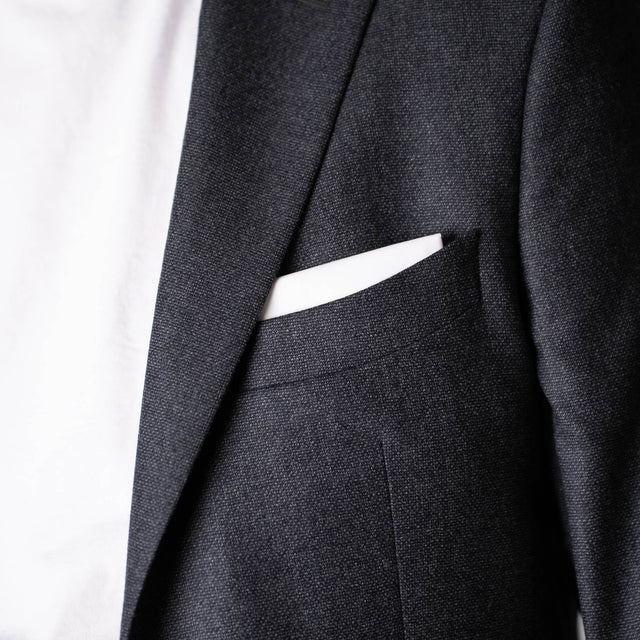 Veste "Bruxelles" Grise Chinée Vitale Barberis Canonico