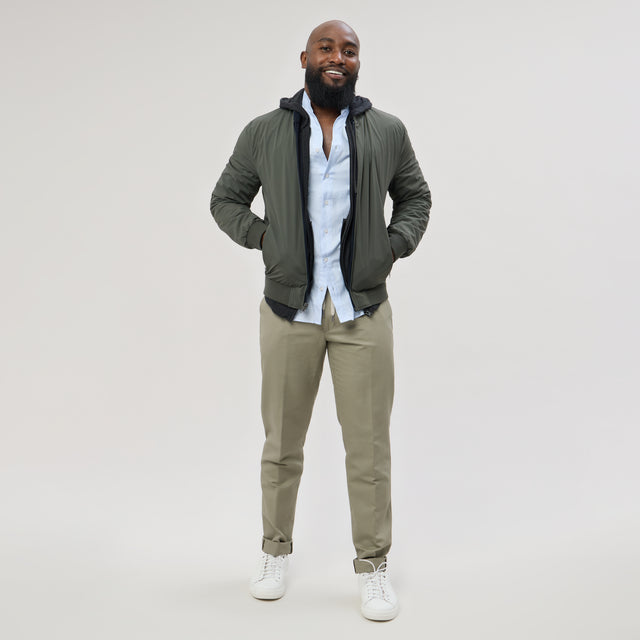 Bombers Réversible technique et léger Bleu Marine réversible Kaki