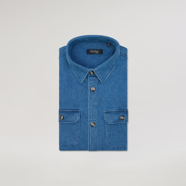 Surchemise "Alex" en Jeans Clair