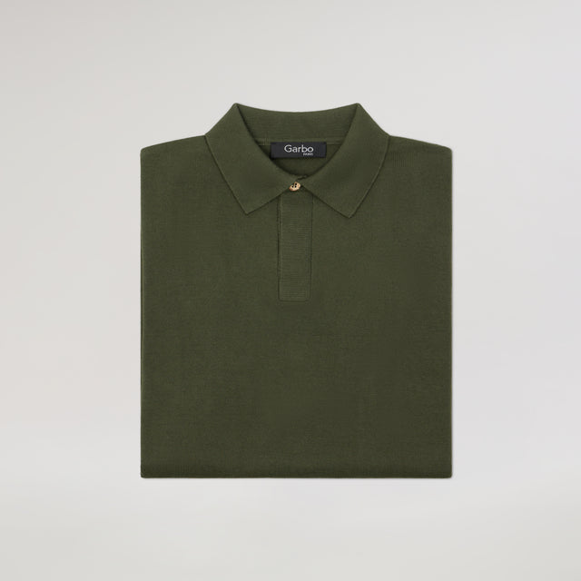 Polo Pullover"Eden Roc" Kaki Clair comme Gatsby