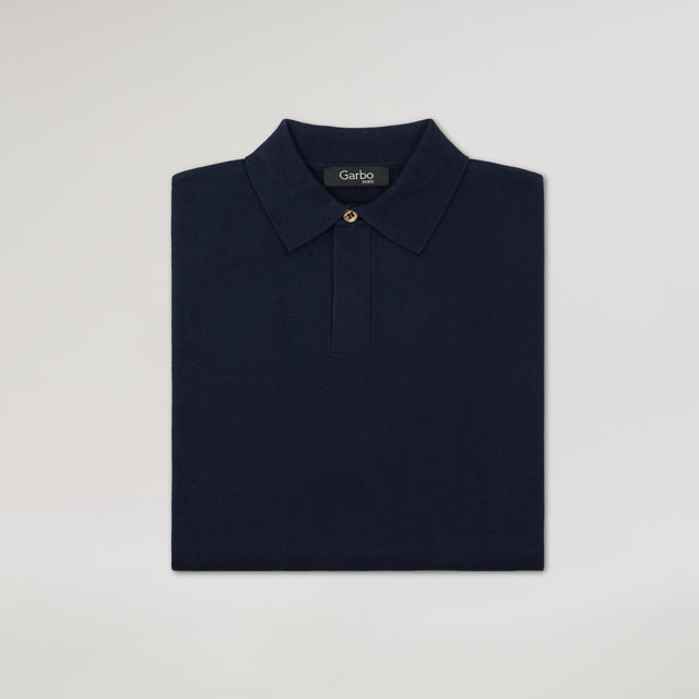Polo Pullover "Eden Roc" Bleu Marine comme Gatsby