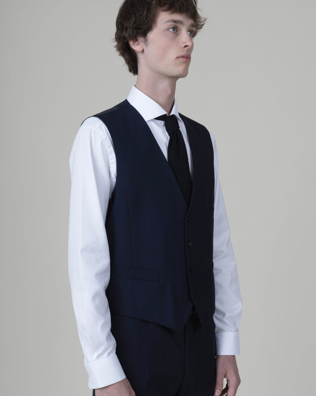 Costume "Trocadéro" Bleu Lumineux en Laine de Chez Vitale Barberis Canonico