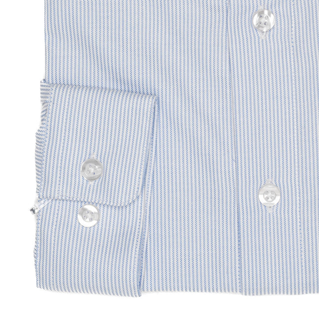 Chemise Col "Monte-Carlo" en Oxford Bleu Ciel