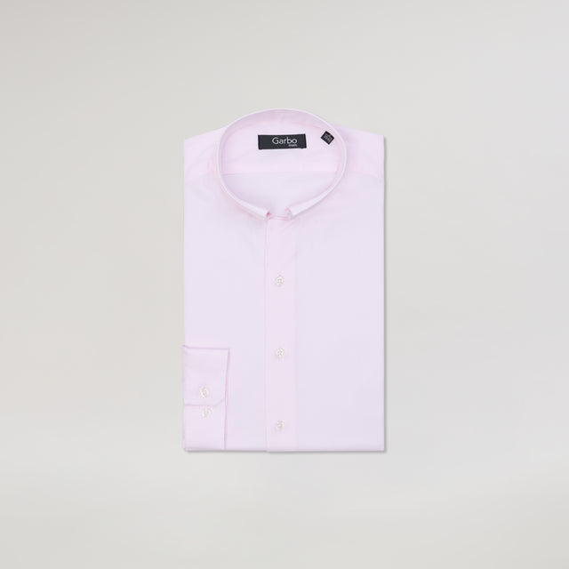 Chemise "Officier" Piquée Rose
