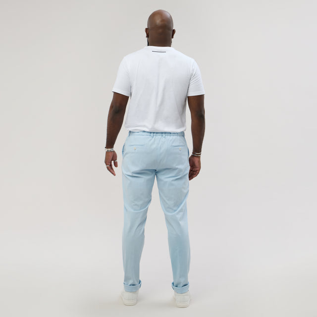 Pantalon à lacet Amovible "Sperone" Bleu Ciel