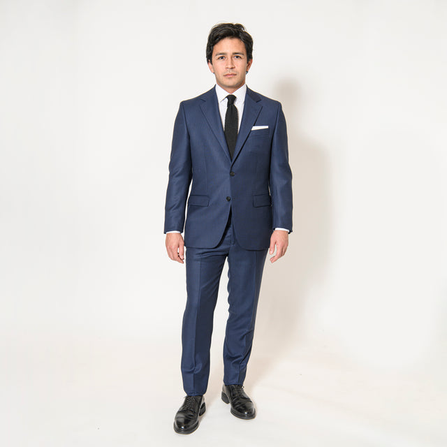 Costume "Rondinara" Piqué Bleu Vitale Barberis Canonico
