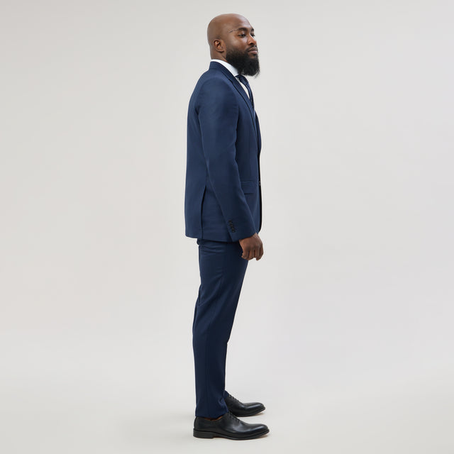Costume "Rondinara" Piqué Bleu Vitale Barberis Canonico