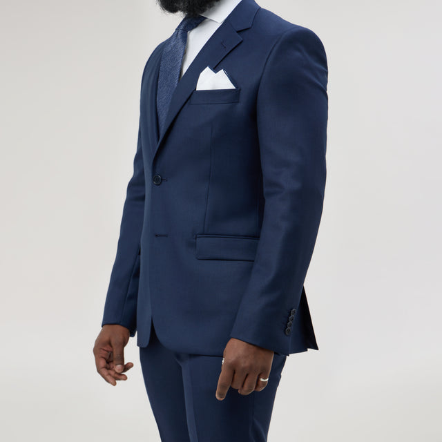Costume "Rondinara" Piqué Bleu Vitale Barberis Canonico