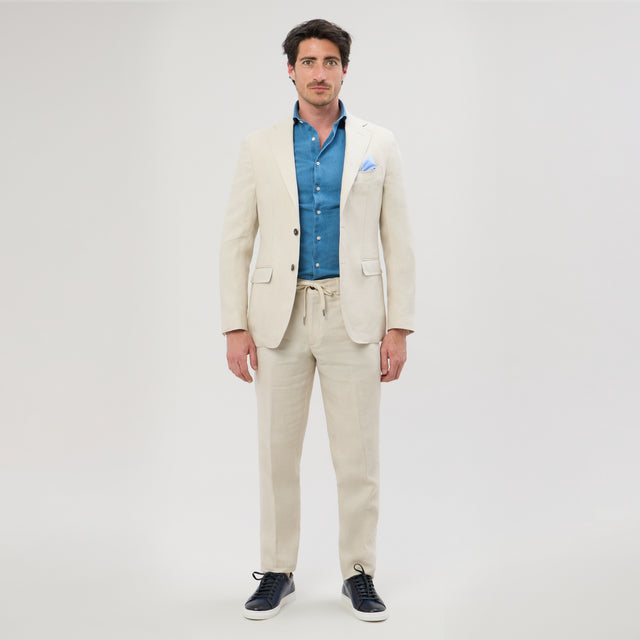 Veste Napolitaine "Solenzara" Beige