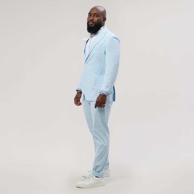 Veste Napolitaine "Sperone" Bleu Ciel