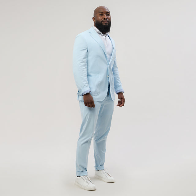 Veste Napolitaine "Sperone" Bleu Ciel