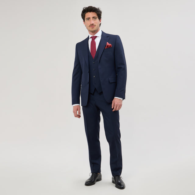 Gilet "Trocadéro" Bleu Lumineux de chez Vitale Barberis & Canonico