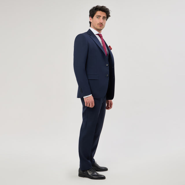 Costume "Trocadéro" Bleu Lumineux en Laine de Chez Vitale Barberis Canonico