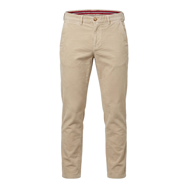 Pantalon "Mégève H25" Chino Velours Milleraies Beige Clair
