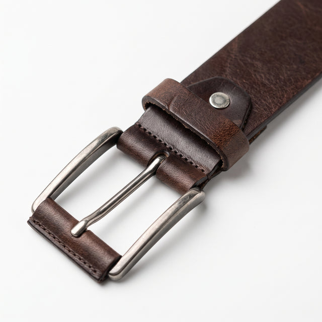 Ceinture "La Normande" Marron Large