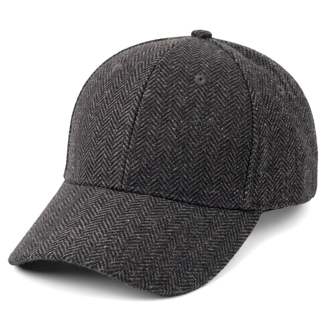 Casquette à Chevrons Gris Anthracite