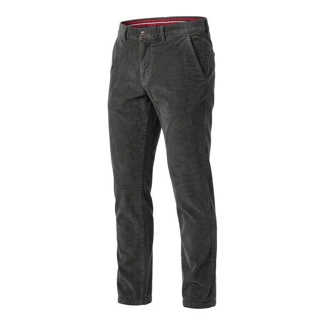 Pantalon "Mégève H25" Chino Velours Milleraies Gris