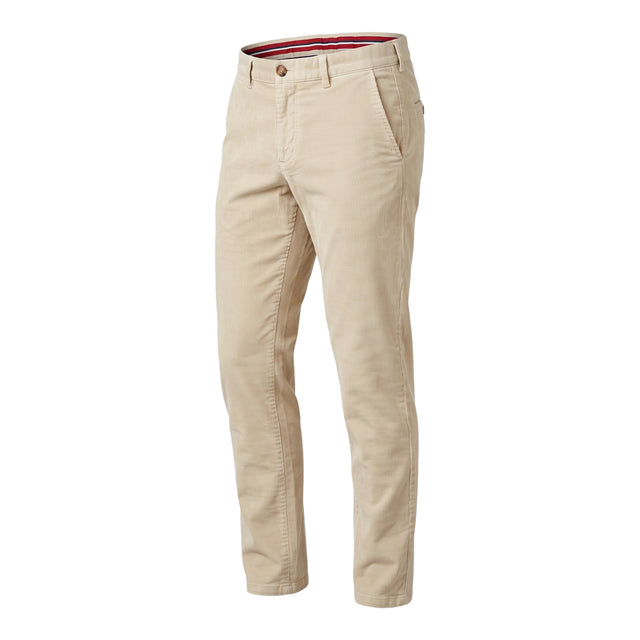 Pantalon "Mégève H25" Chino Velours Milleraies Beige Clair