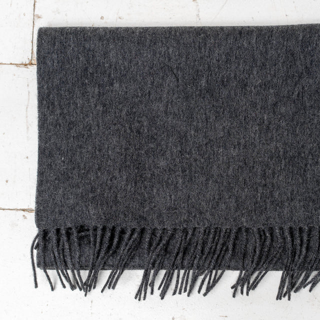 Echarpe Gris Anthracite en Laine et Cachemire