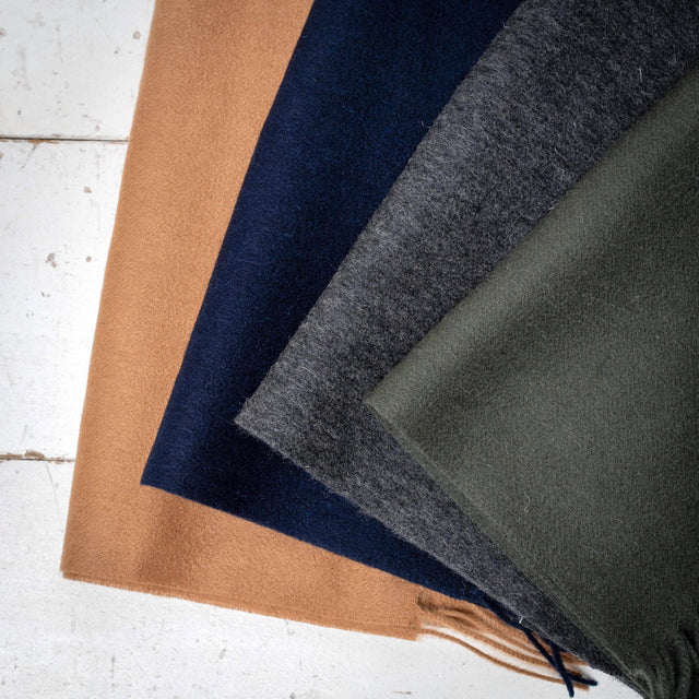 Echarpe Camel en Laine et Cachemire