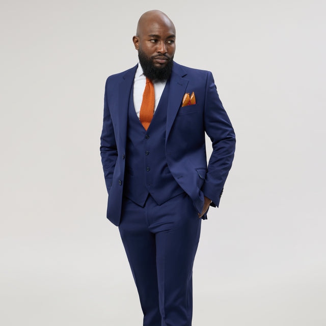Costume "Agosta" Bleu Fort Vitale Barberis Canonico