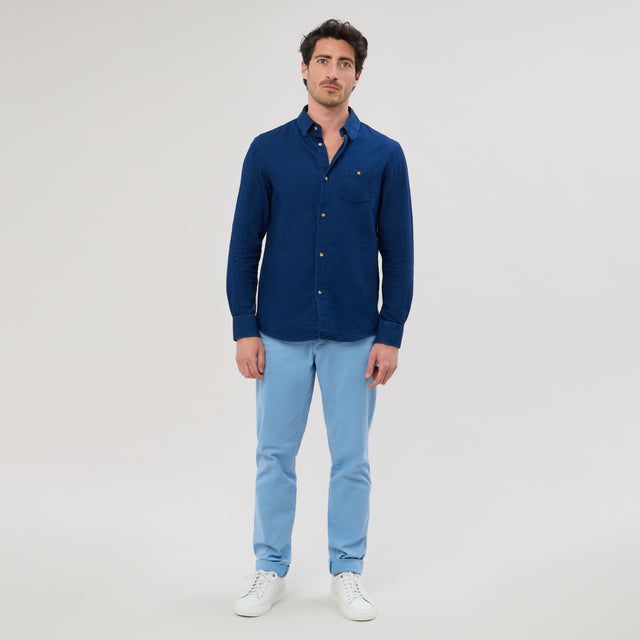 Nouveau Modèle de Chemise "Corfou" en Jeans Brut (Chambray)