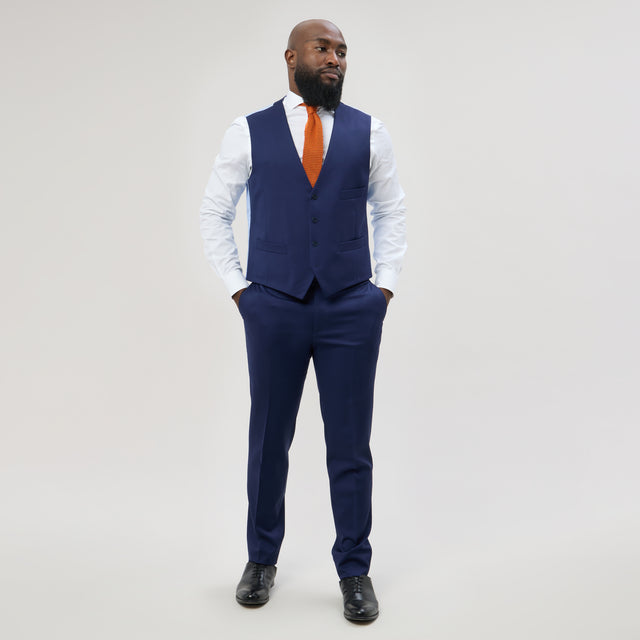 Gilet "Agosta" Bleu Fort Vitale Barberis Canonico