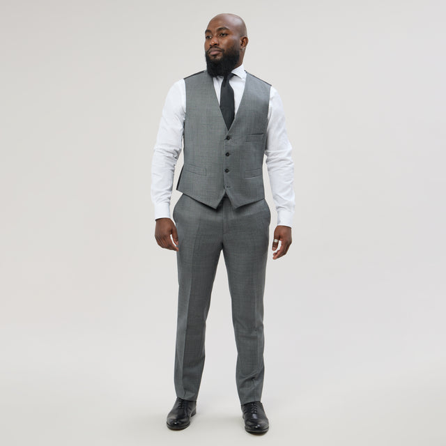 Gilet "Figari" Gris Moyen Vitale Barberis Canonico
