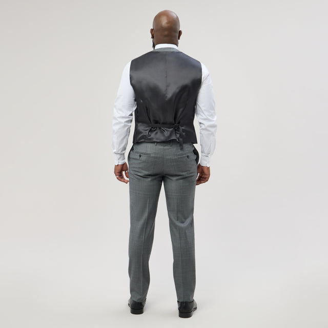 Gilet "Figari" Gris Moyen Vitale Barberis Canonico
