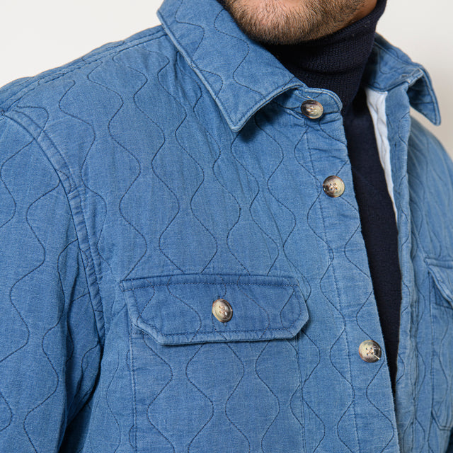 Surchemise "Alex" en Jean's Matelassée Bien Epaisse