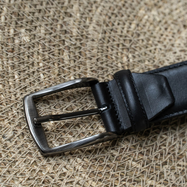 Ceinture "La Normande" en Cuir Noir