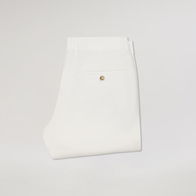 Pantalon "Pornichet E25" Chino Blanc