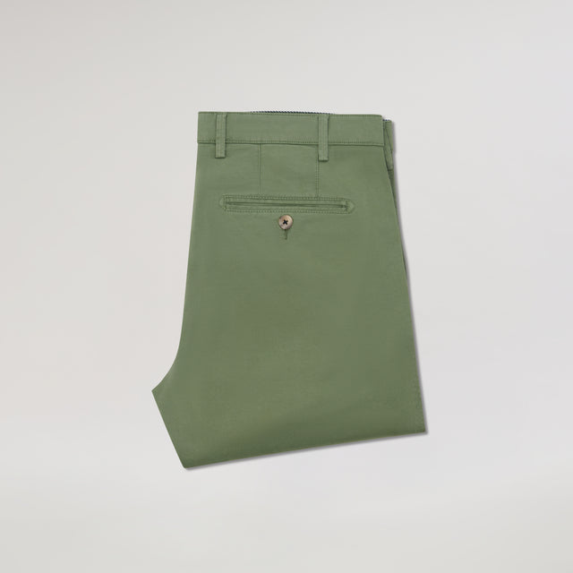 Pantalon "Pornichet E25" Chino Vert d'Eau