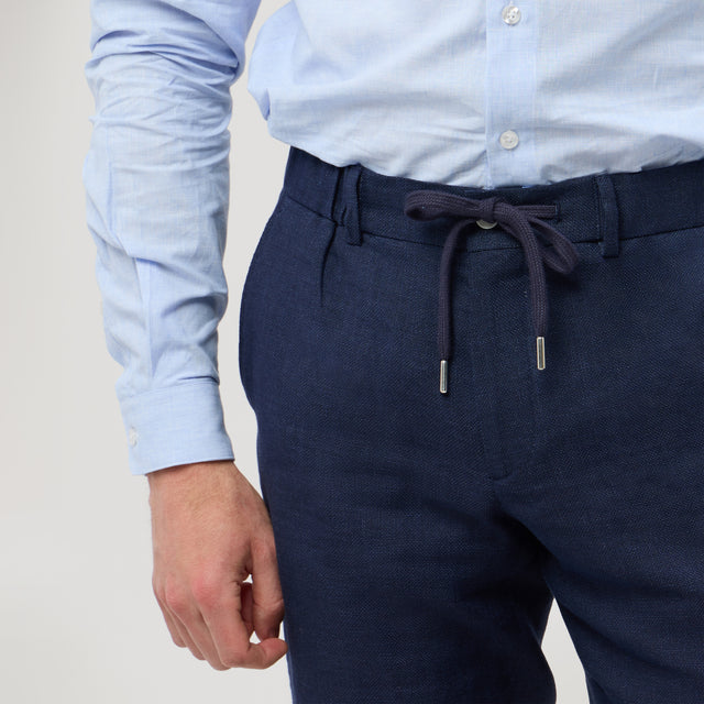 Pantalon à lacet Amovible "Borgo" Bleu