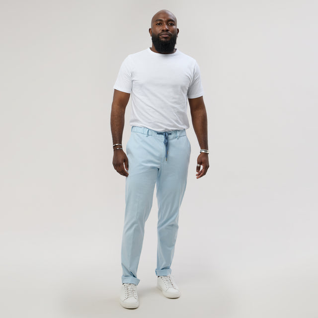 Pantalon à lacet Amovible "Sperone" Bleu Ciel
