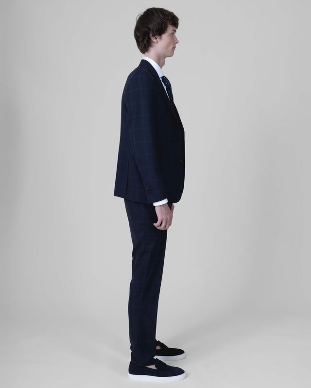 Costume Prince de Galle "Péloponnèse" Bleu Marine Vitale Barberis Canonico