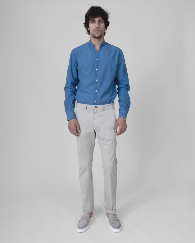 Pantalon "Pornichet E25" Chino Beige Coupe Classique