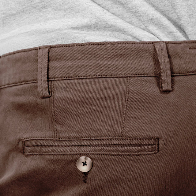 Pantalon "Pornichet H25" Chino Marron
