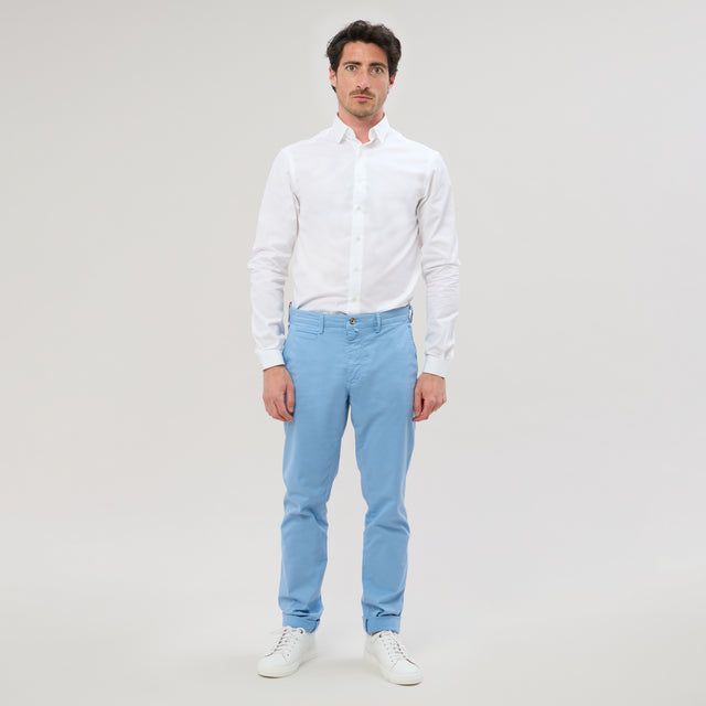Pantalon "Pornichet E25" Chino Bleu Ciel