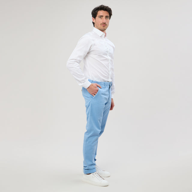 Pantalon "Pornichet E25" Chino Bleu Ciel