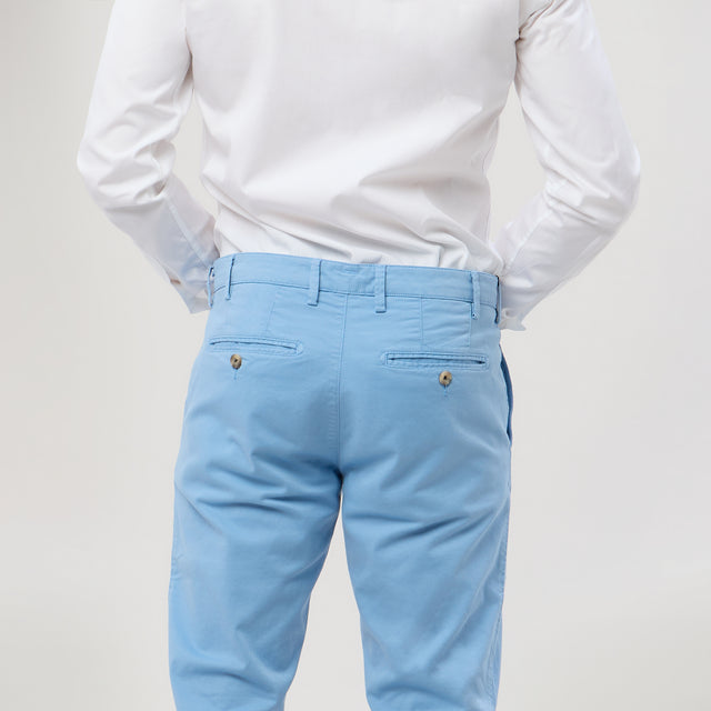 Pantalon "Pornichet E25" Chino Bleu Ciel
