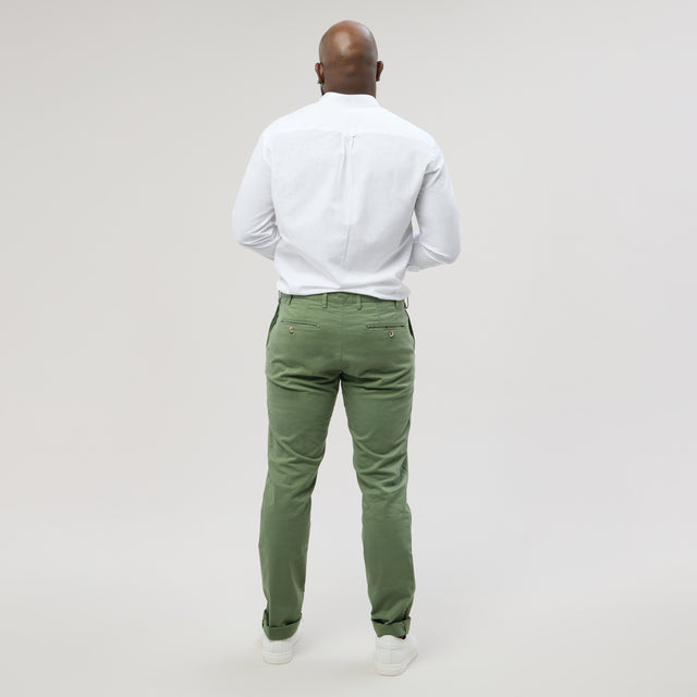 Pantalon "Pornichet E25" Chino Vert d'Eau