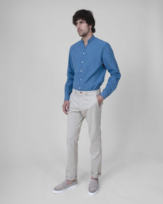 Pantalon "Pornichet E25" Chino Beige Coupe Classique