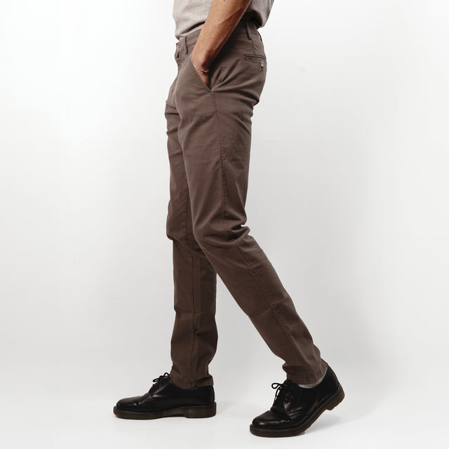 Pantalon "Pornichet H25" Chino Marron