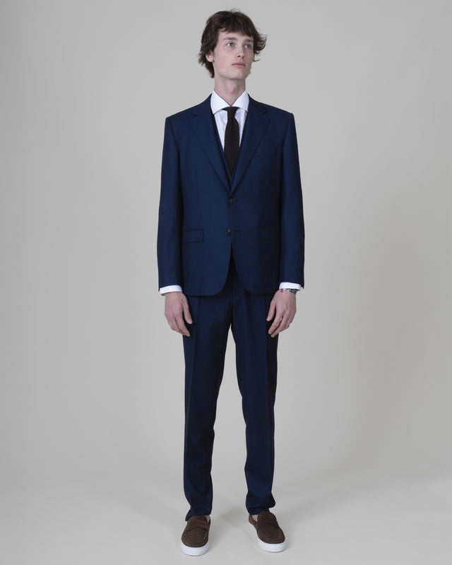Costume "Rondinara" Piqué Bleu Vitale Barberis Canonico