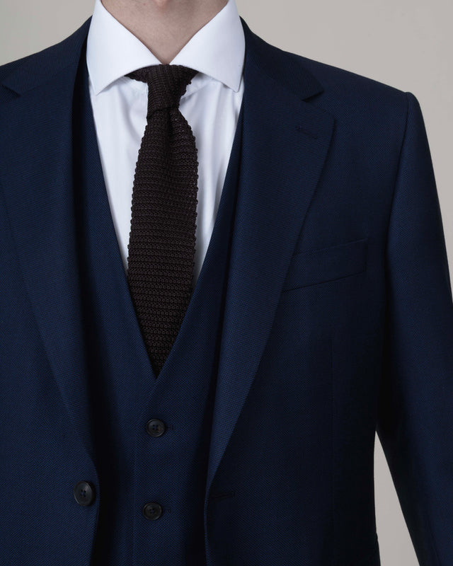 Costume "Rondinara" Piqué Bleu Vitale Barberis Canonico