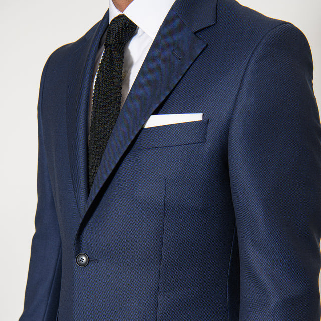 Costume "Rondinara" Piqué Bleu Vitale Barberis Canonico