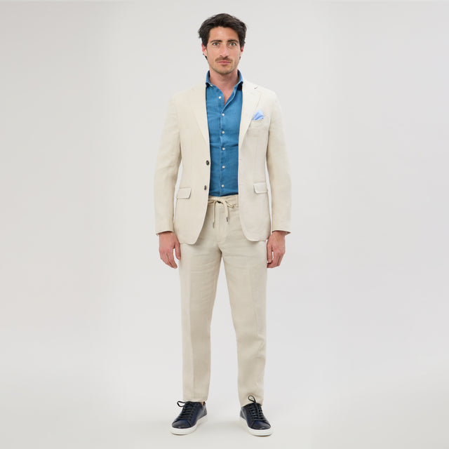 Veste Napolitaine "Solenzara" Beige