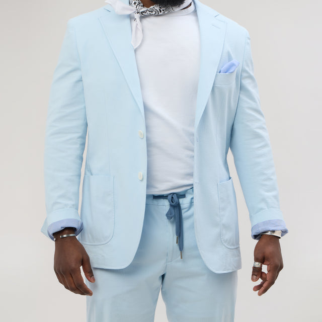 Veste Napolitaine "Sperone" Bleu Ciel