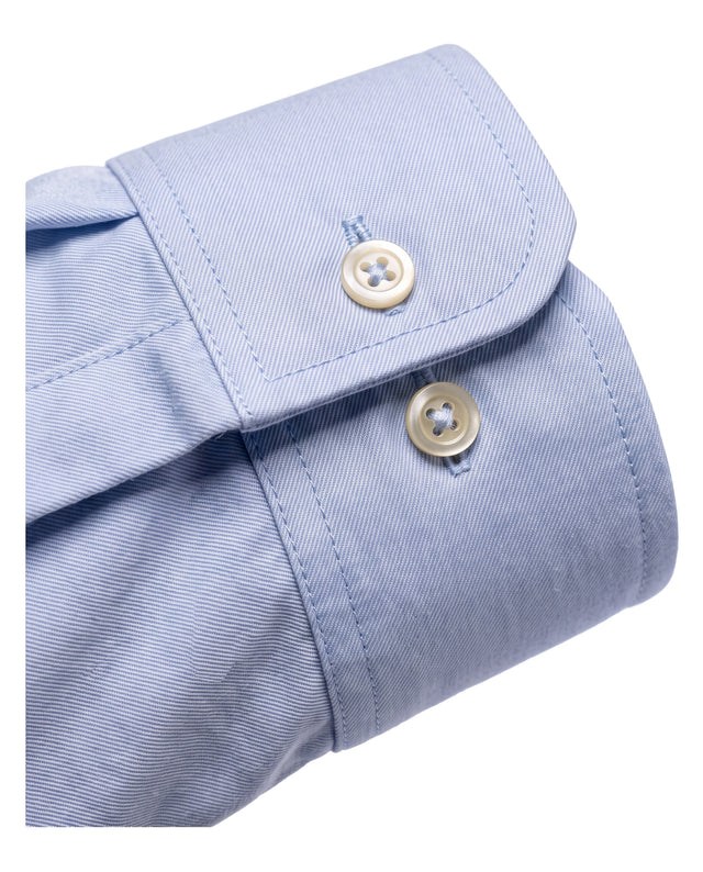 CHEMISE COL ITALIEN BLEU CIEL